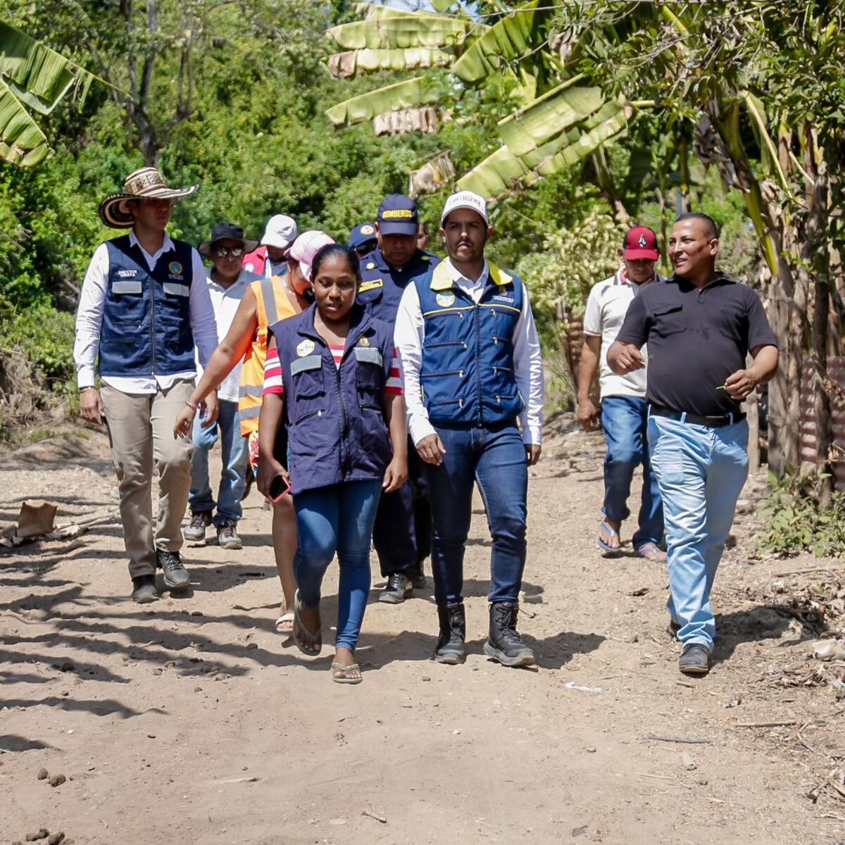 Inspeccionan vereda Palmarito y La Europa en Arroyo Grande durante temporada seca