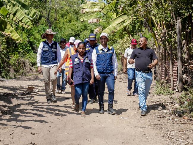 Inspeccionan vereda Palmarito y La Europa en Arroyo Grande durante temporada seca