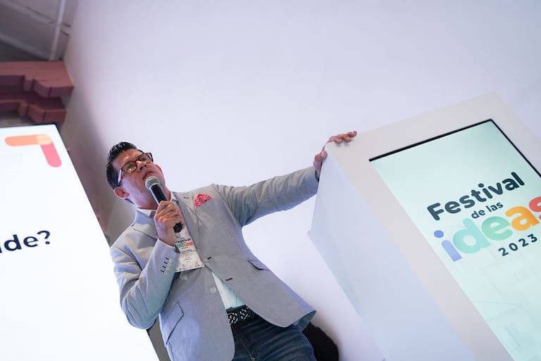 Felipe Cabrales, CEO de Prisa Media América durante el Festival de las Ideas 2023