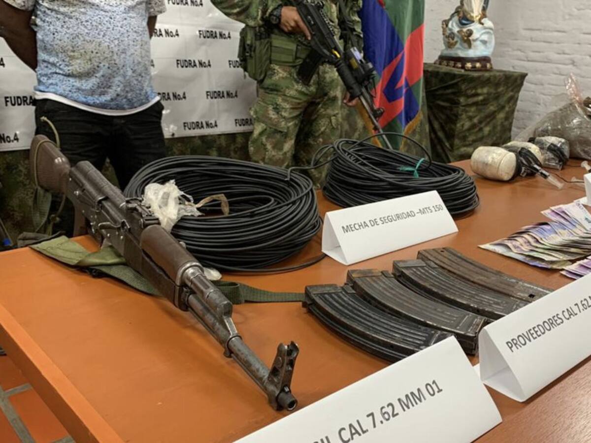Capturado alias Dago, segundo cabecilla del GAO-r “Jaime Martínez”