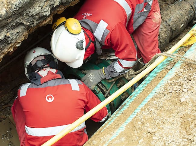 La empresa Veolia Aguas de Tunja adelantará la intervención técnica en la tubería principal ubicada bajo la proyección de la Avenida Juan José Rondón / Foto: Prensa Veolia.