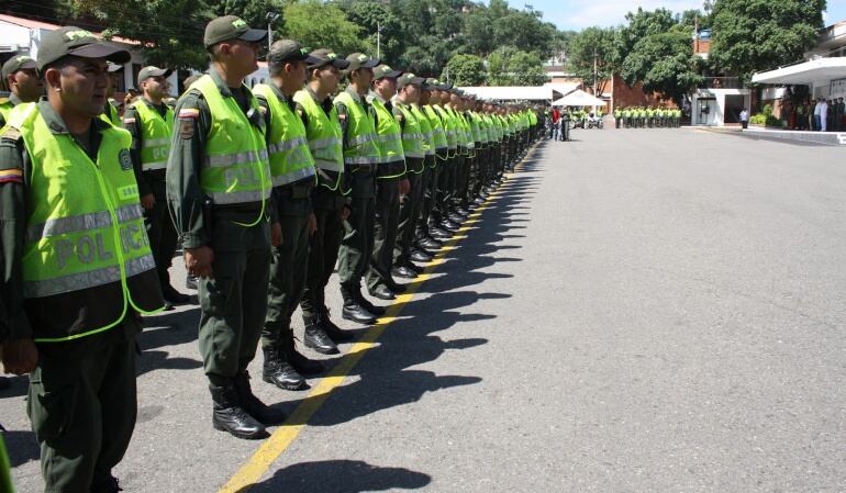Uniformados de la Policía Metropolitana de Cúcuta
