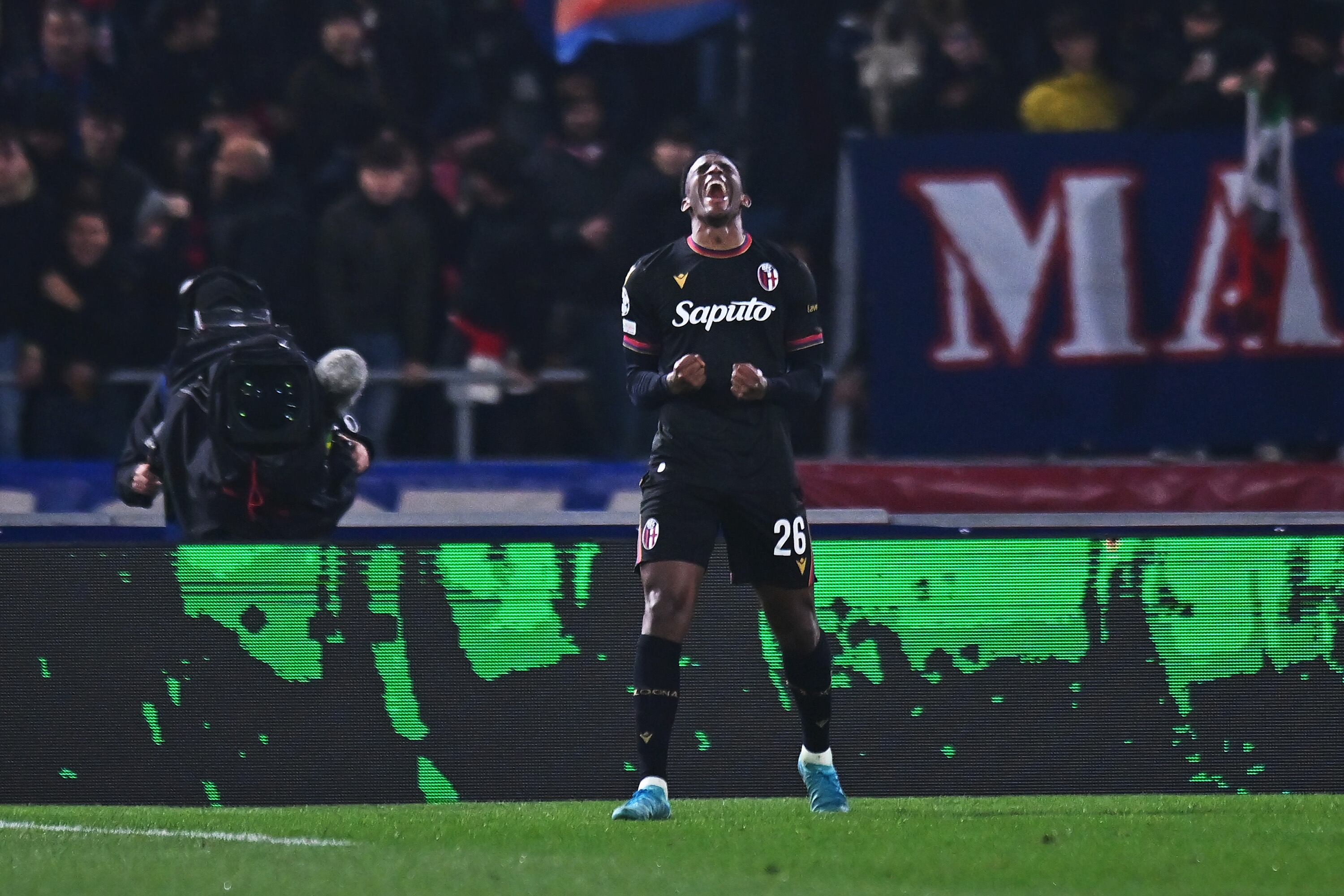 Jhon Janes Lucumí, defensor del Bologna. (Photo by Alessandro Sabattini/Getty Images)
