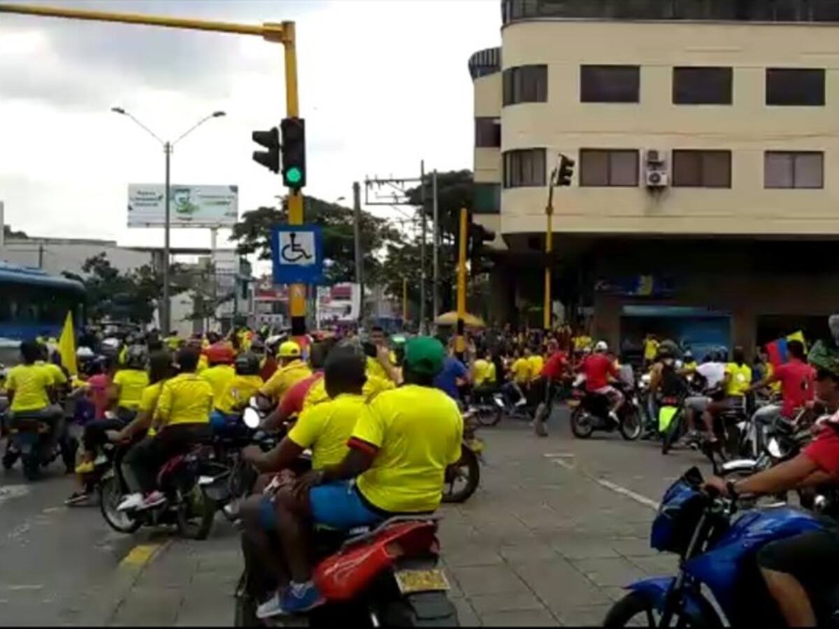 Con desmanes termina celebración de hinchas de la Selección Colombia en Cali