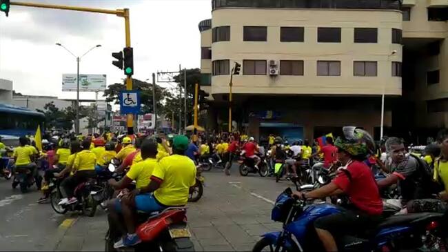 El júbilo por el triunfo de la Selección Colombia ante Senegal terminó en desordenes en Cali. Foto: Erika Rebolledo (W Radio)