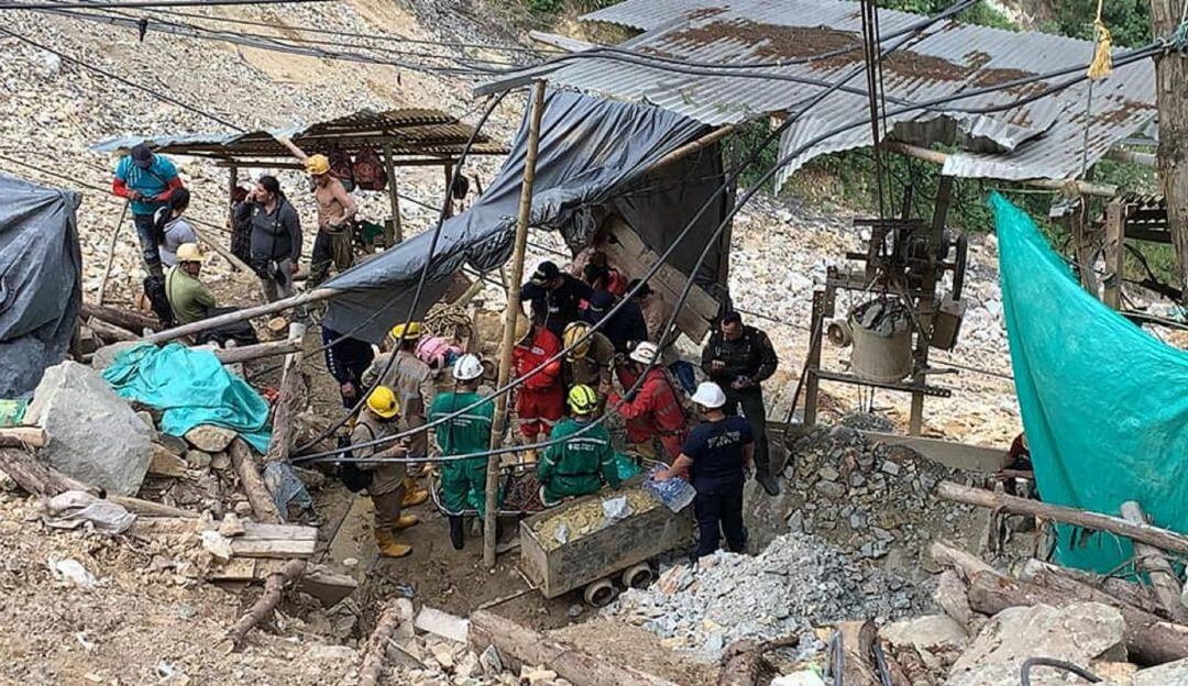 Fallece un minero por caída de roca al interior de una mina en Marmato