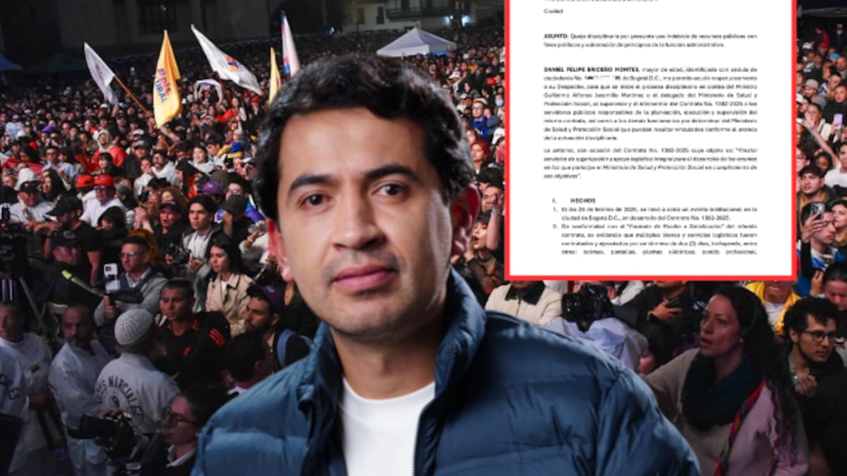 Daniel Briceño denuncia ante la Procuraduría presunto uso de dinero de la salud en evento del Pacto