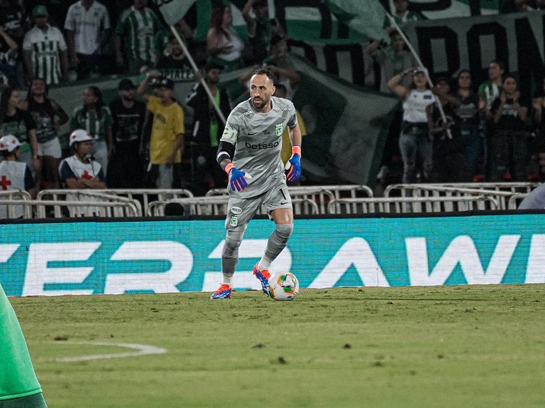 David Ospina, portero de Atlético Nacional / Twitter: @nacionaloficial