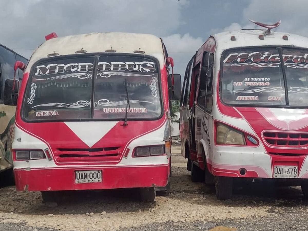 Acciones legales buscan retorno de microbuses en Cartagena
