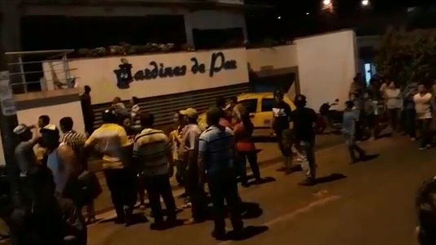 Explosión de granada en Florencia. Foto: