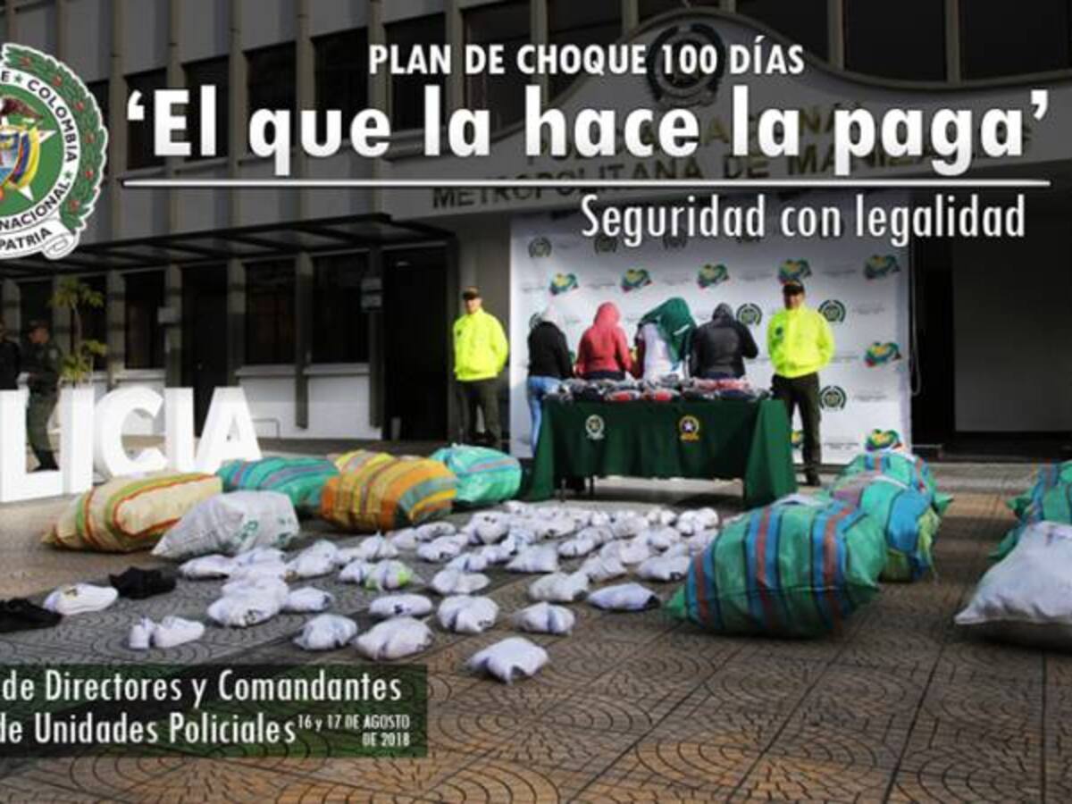 En Manizales entregan primeros resultados de "El que la hace la paga"