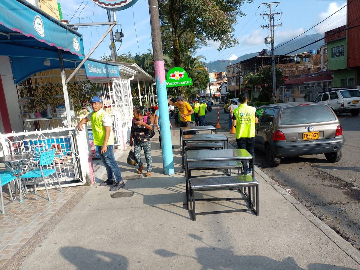 Por fin, actividades de recuperación de espacio público en Ibagué