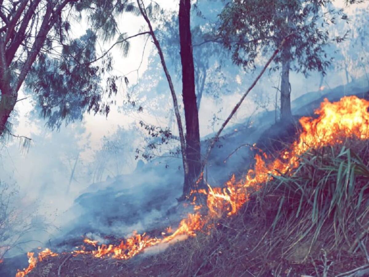 Así atienden una emergencia los bomberos de Garagoa, Boyacá