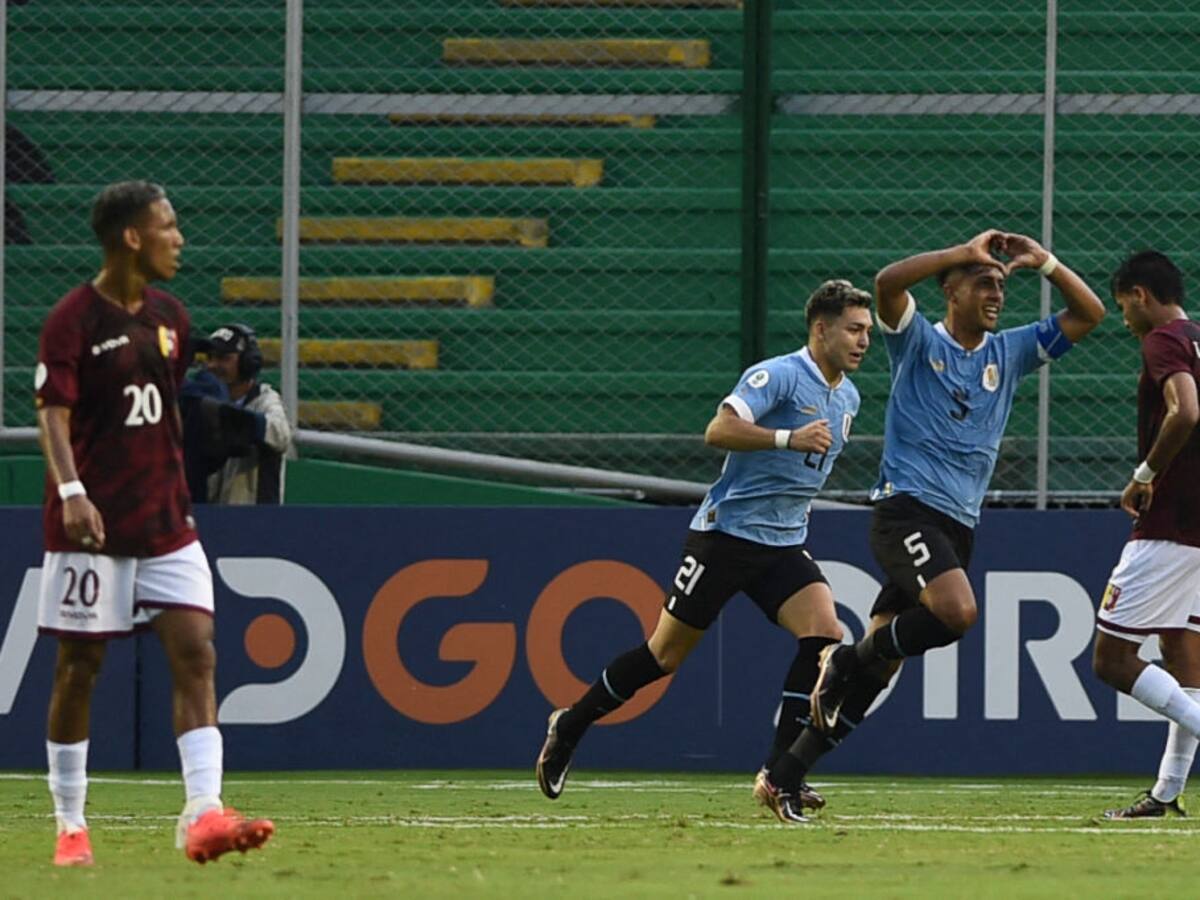 Sudamericano Sub-20: Uruguay, cerca de la clasificación tras vencer a Venezuela