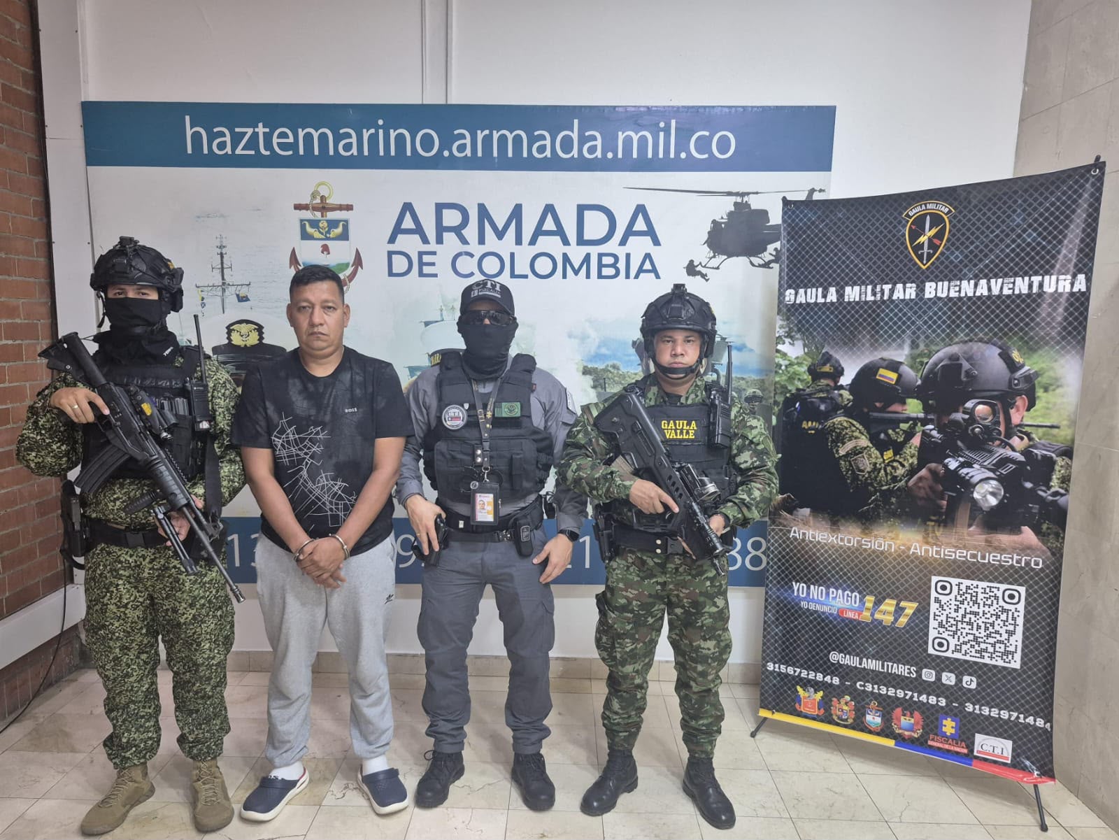 Jairo Alberto Núñez Palacio, alias ‘Indio’. Foto: Gaula Militar