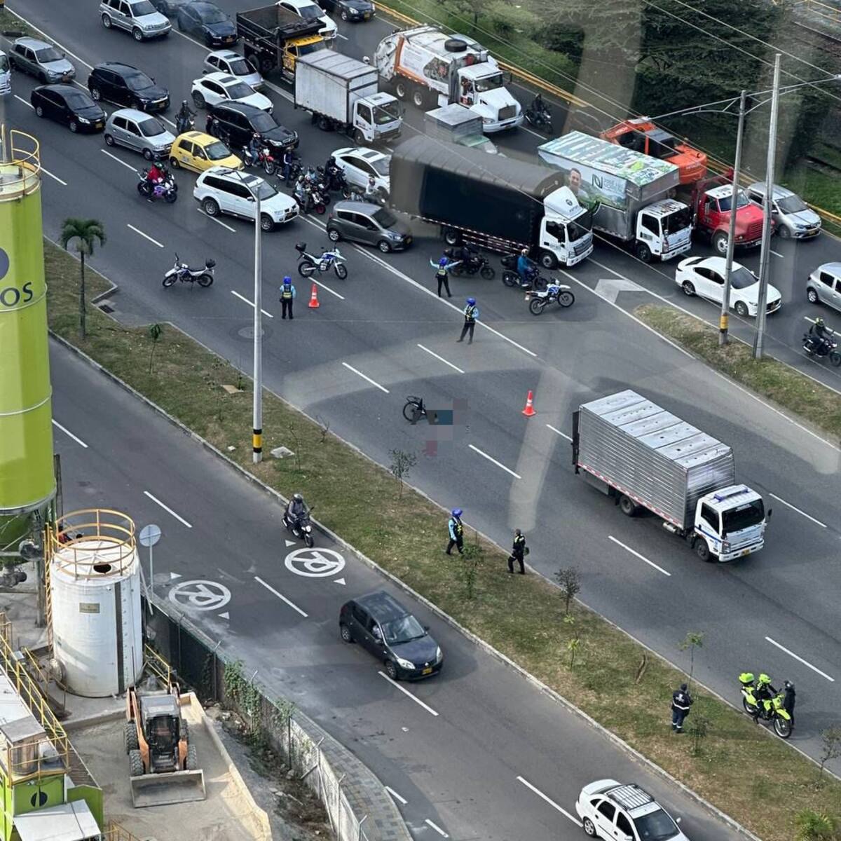 Ciclista murió tras ser arrollado por un carro de la Secretaría de Movilidad de Medellín