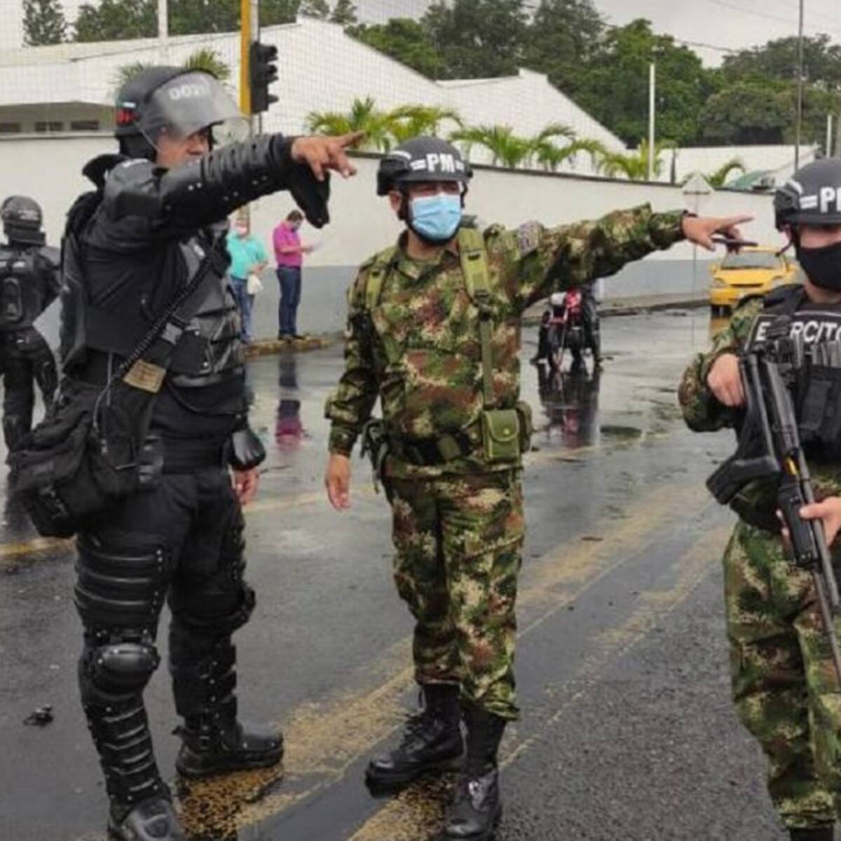 Dos policías heridos dejan enfrentamientos al sur y oeste de Cali