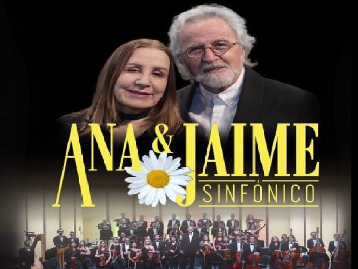 Ana y Jaime cantaran sus éxitos con la Orquesta Sinfónica de Bogotá