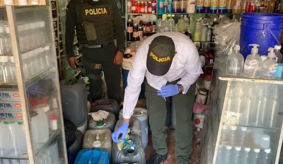 Allanamiento en establecimiento comercial en el centro de Barranquilla