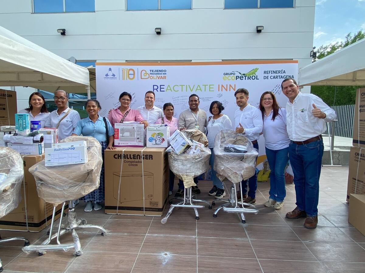 Emprendedores recibieron activos productivos de Ecopetrol y Cámara de Comercio de Cartagena