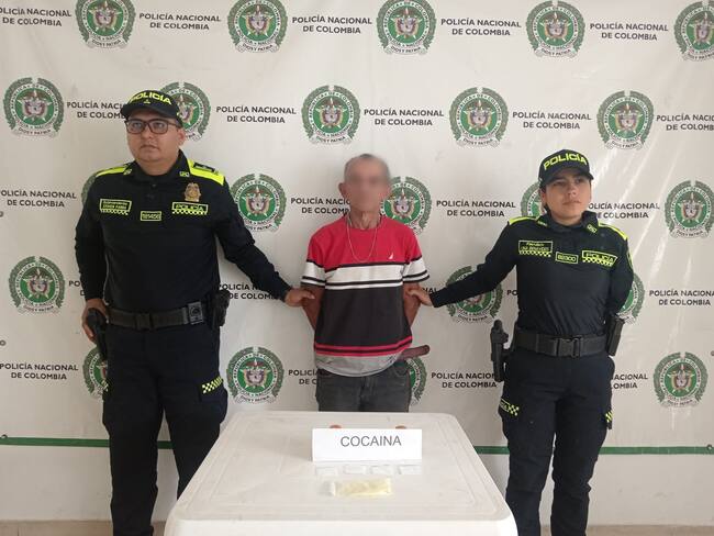 Capturado con varias dosis de cocaína que pretendía comercializar en Guadalupe