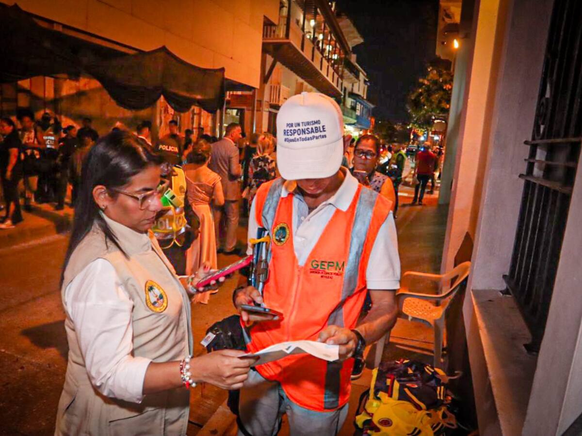 Operativos de control a espacio público en el Centro Histórico de Cartagena