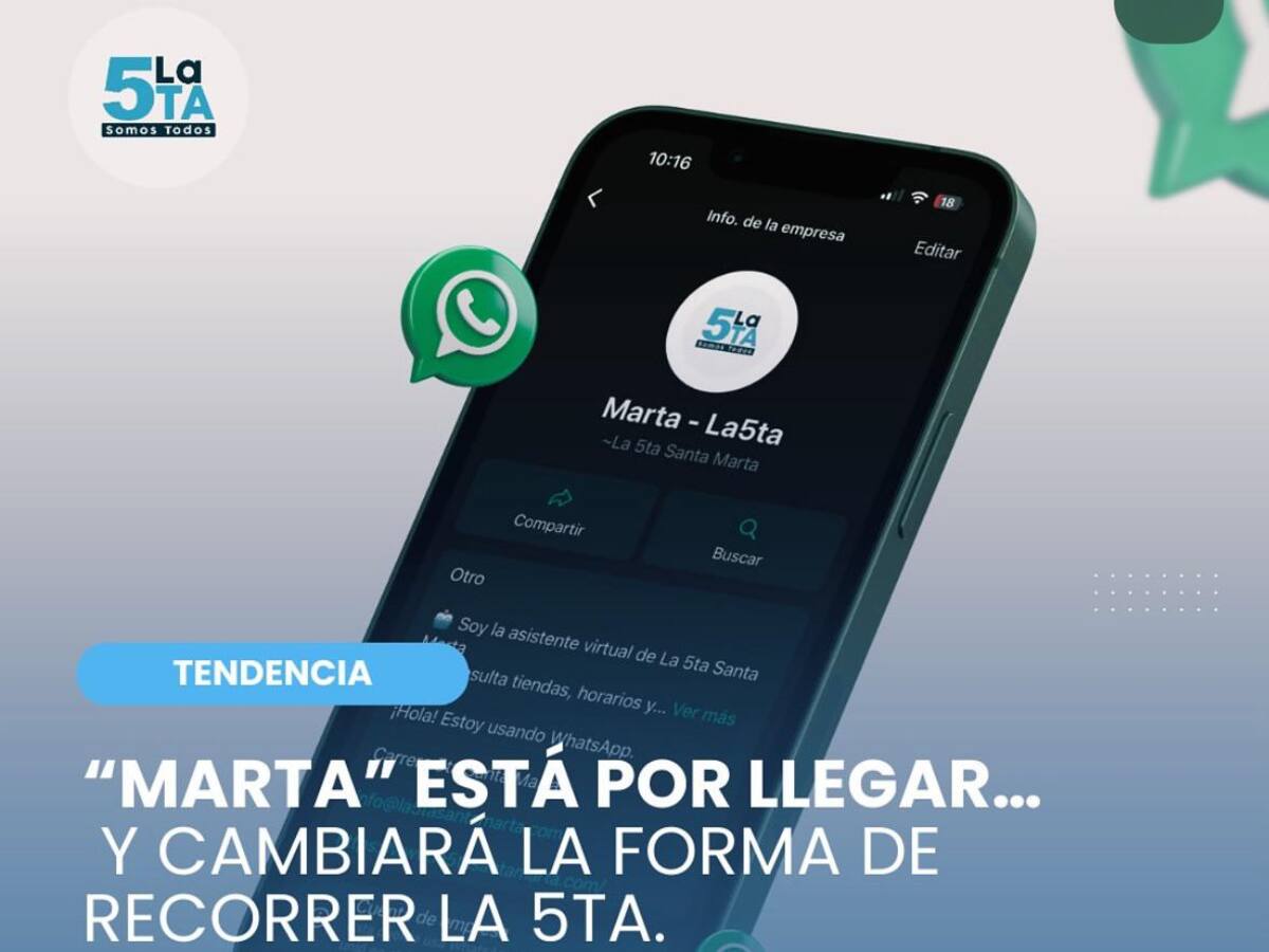 Santa Marta da a conocer a ‘Marta’, una asistente virtual para turistas y samarios, así funcionará