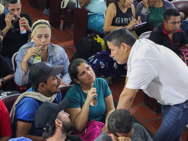 Después de veintiún de crisis humanitaria alcaldía dispuso atención en albergues /EFE/ Mario Caicedo