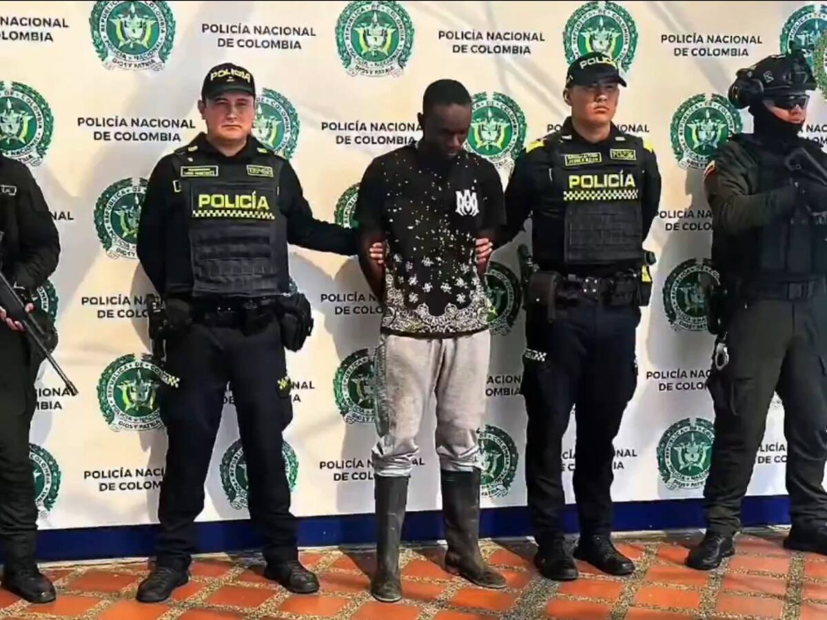 Capturado en Pereira alias ‘Bambero’, presunto cabecilla urbano del Clan del Golfo
