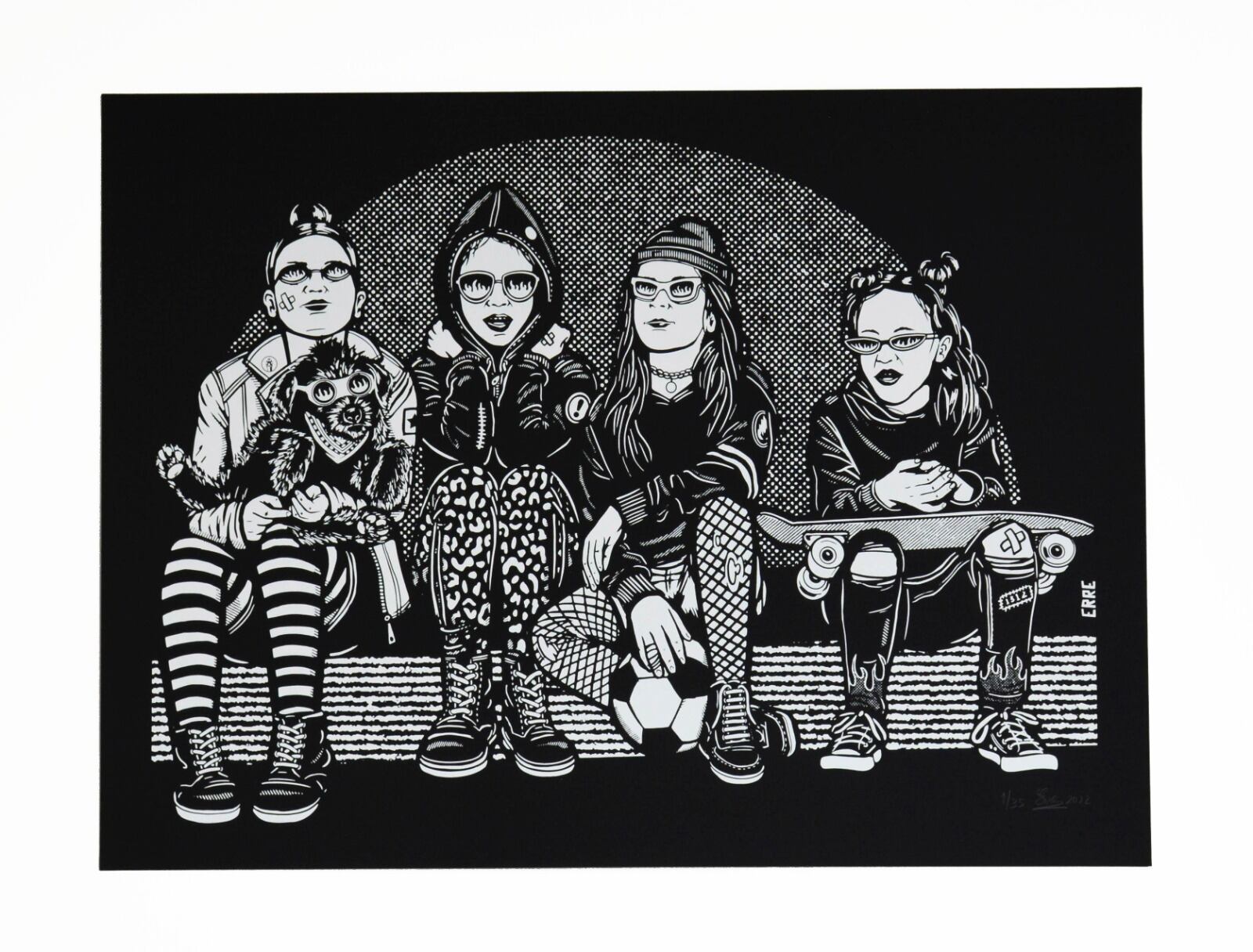 Cortesía: Artista: Erre – Obra: Callejeras 2022