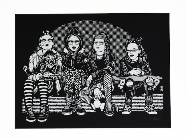 Cortesía: Artista: Erre – Obra: Callejeras 2022