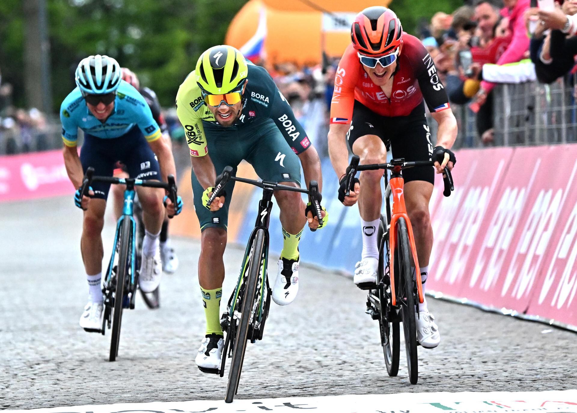 Duelo de Daniel Martínez con Geraint Thomas / EFE