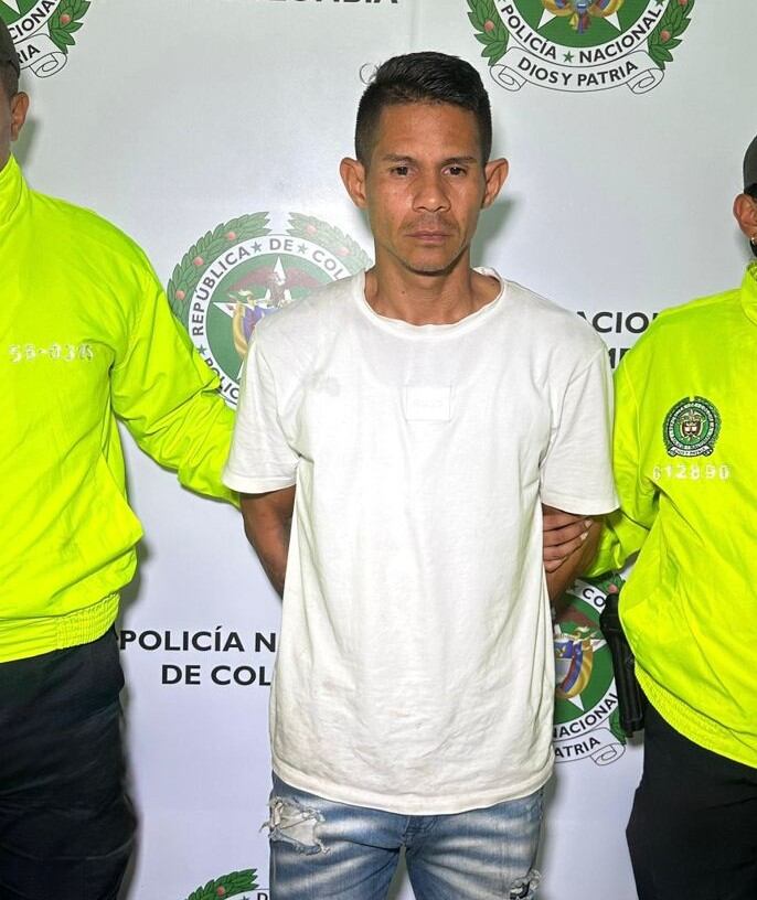 Cae en Cúcuta alias ‘Balón’, presunto integrante de ‘Los AK-47’. / Foto: Policía Cúcuta.