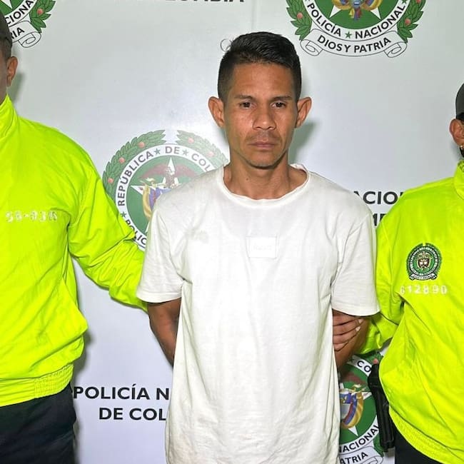 Cae en Cúcuta alias ‘Balón’, presunto integrante de ‘Los AK-47’. / Foto: Policía Cúcuta.
