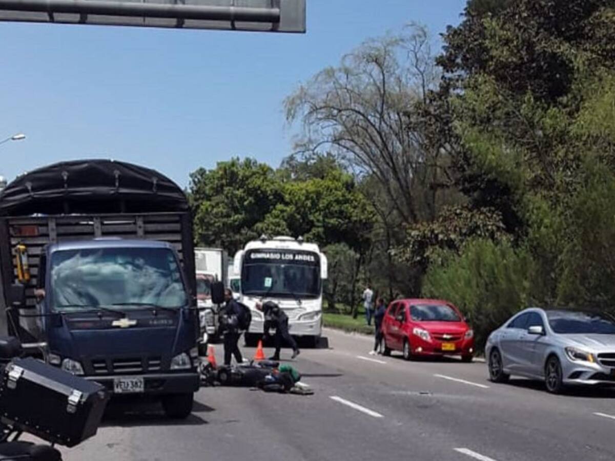 (VIDEO) Así fue el estrepitoso accidente en la Autopista Norte