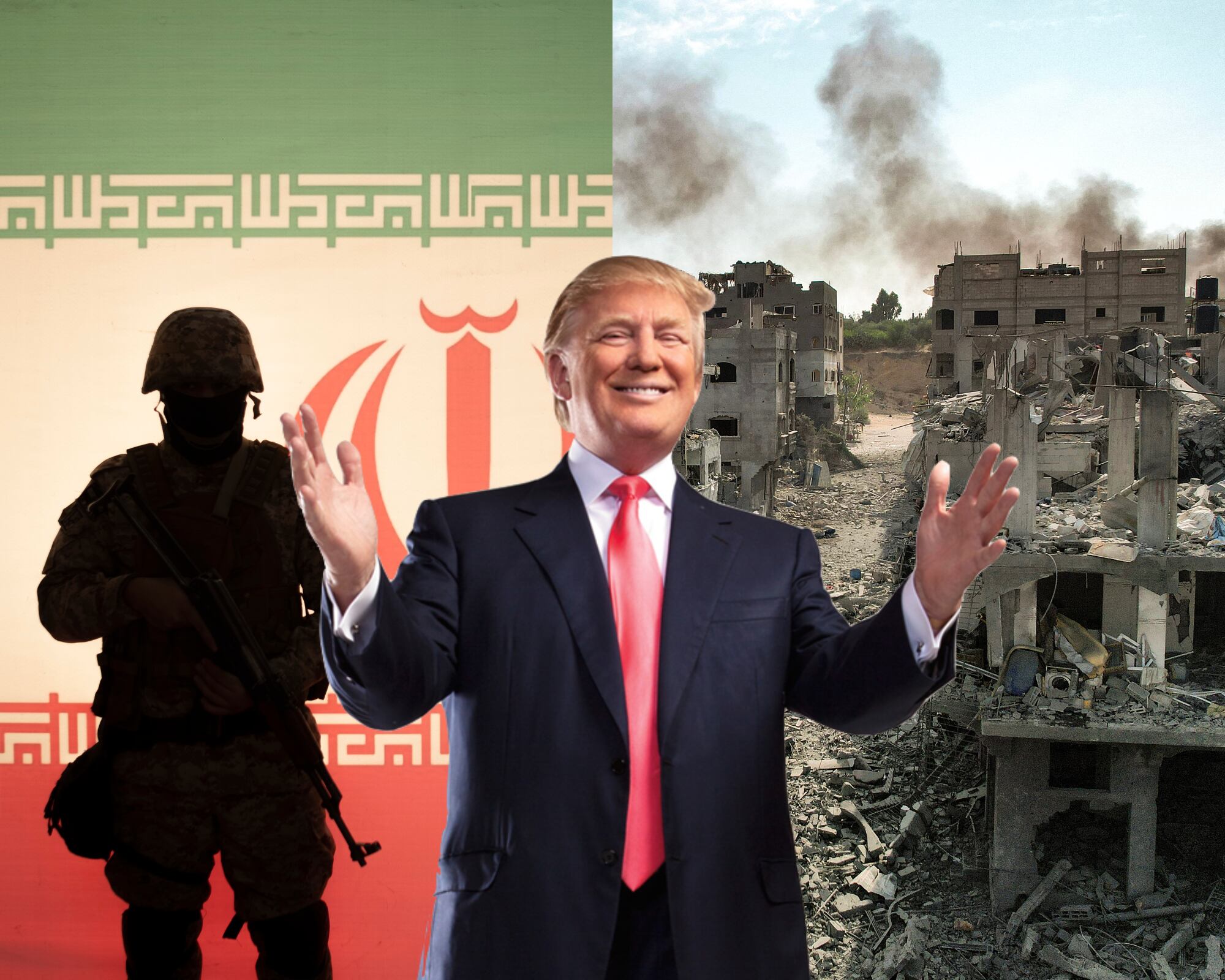 El mandatario estadounidense habló de Oriente Medio explicando que está en derecho de bloquear el mercado energético iraní y resaltando que Gaza es una zona de destrucción en la que no se puede vivir.
(Foto: Caracol Radio / Getty )