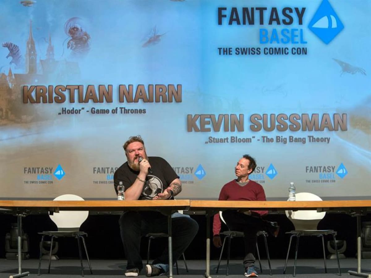 Invitados a un converrsatorio en el Fantasy Basel 2016. 