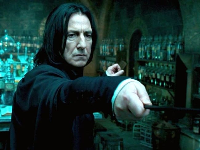 Alan Rickman fue el encargado de dar vida en la gran pantalla a Severus Snape en Harry Potter