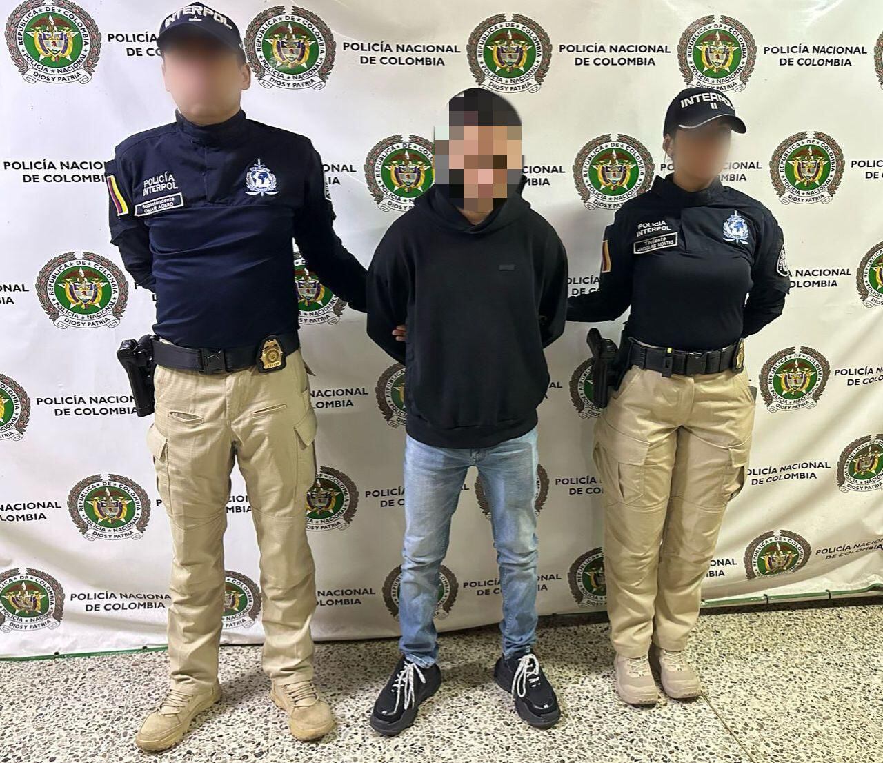 En Rionegro fue capturado un cabecilla de la Mara 18 de El Salvador. Foto: Cortesía.