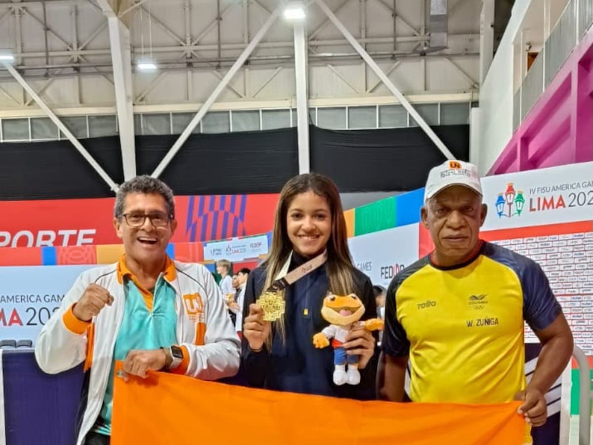 Estudiante de UNINÚÑEZ conquista el oro en los IV FISU América Games 2026