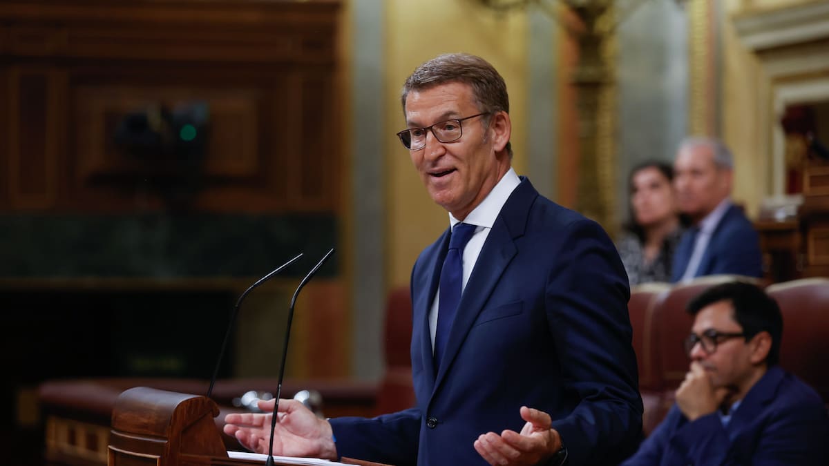 Feijóo intenta ser investido como presidente de gobierno por el Parlamento español