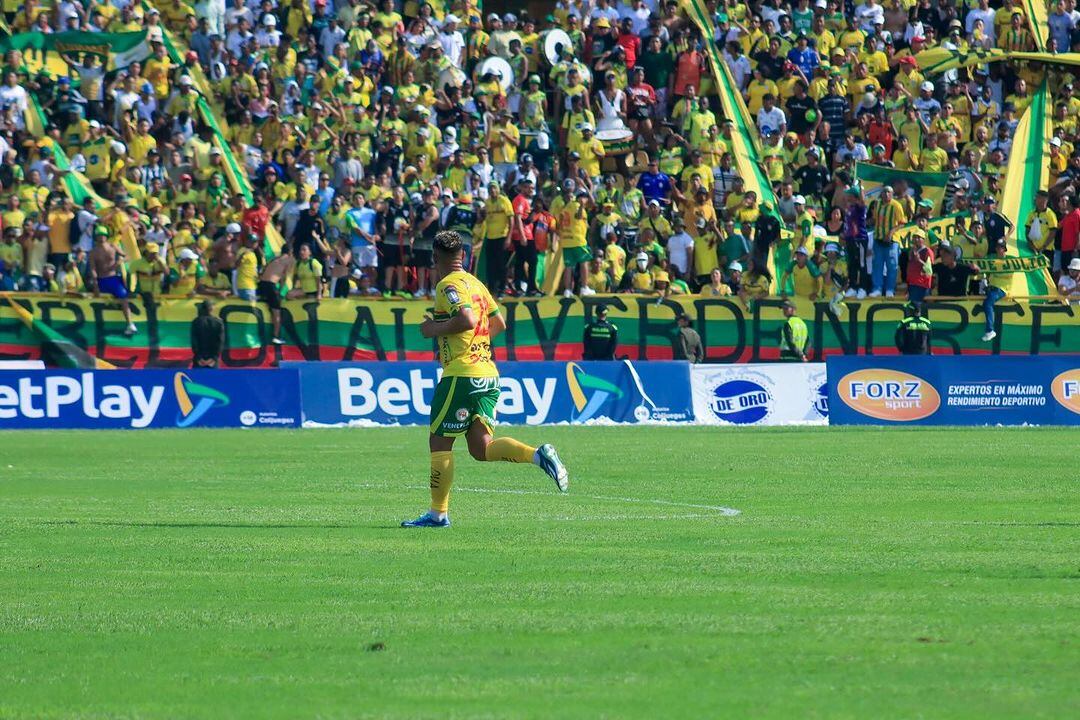 Teófilo Gutiérrez en su debut con el Real Cartagena / Instragram: Teófilo Gutiérrez.