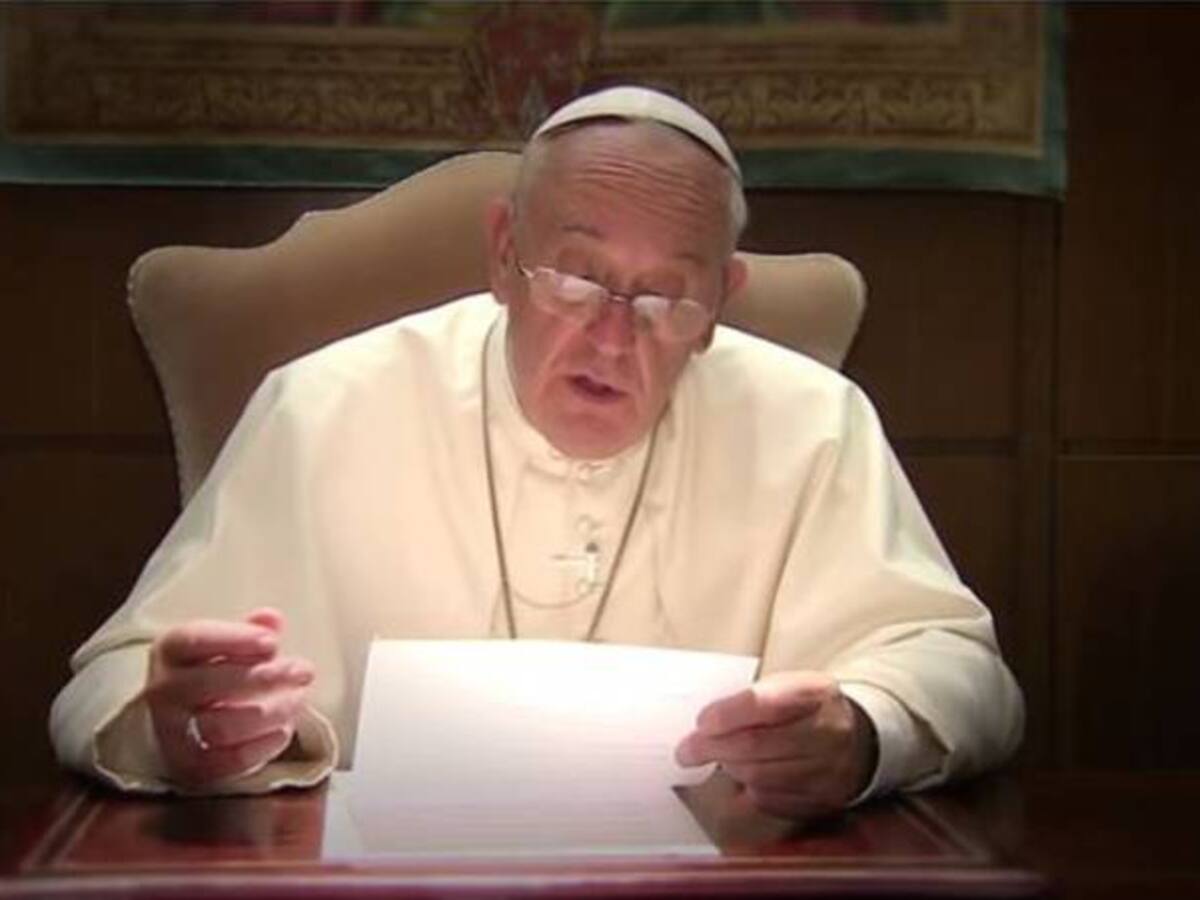 Mensaje del papa se vuelve viral en YouTube