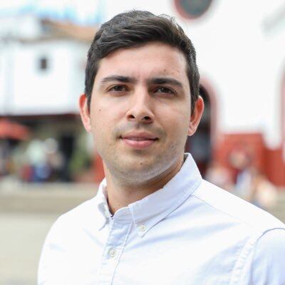 Esteban Restrepo, precandidato a la Gobernación de Antioquia. Foto: Twitter @estebanrestre
