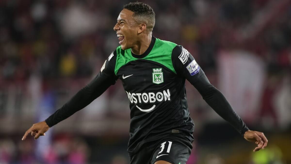 Atlético Nacional anuncia la salida de Brahian Palacios con destino a Brasil