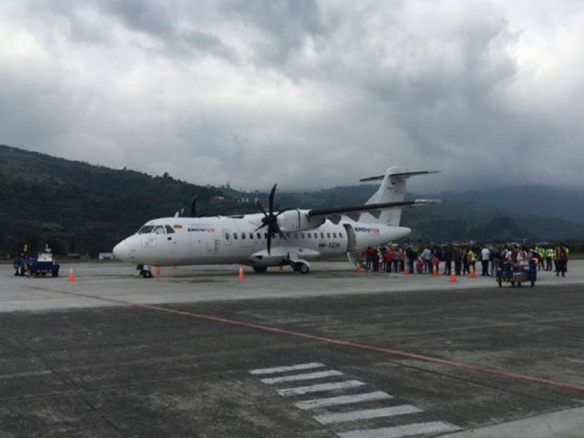 Aeropuerto La Nubia sufrió cierre temporal a causa de la ceniza