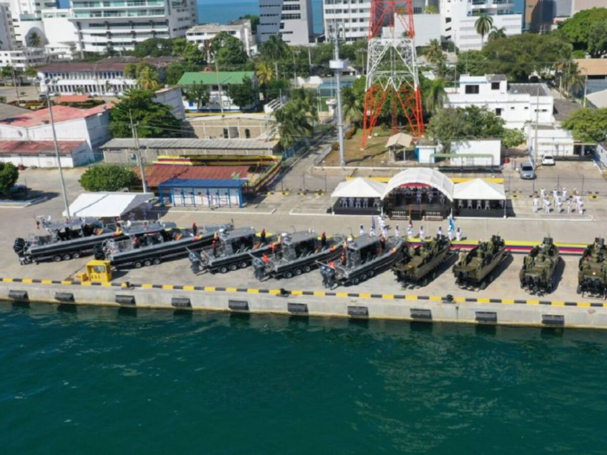 Armada recibió botes y vehículos para fortalecer seguridad en el Caribe