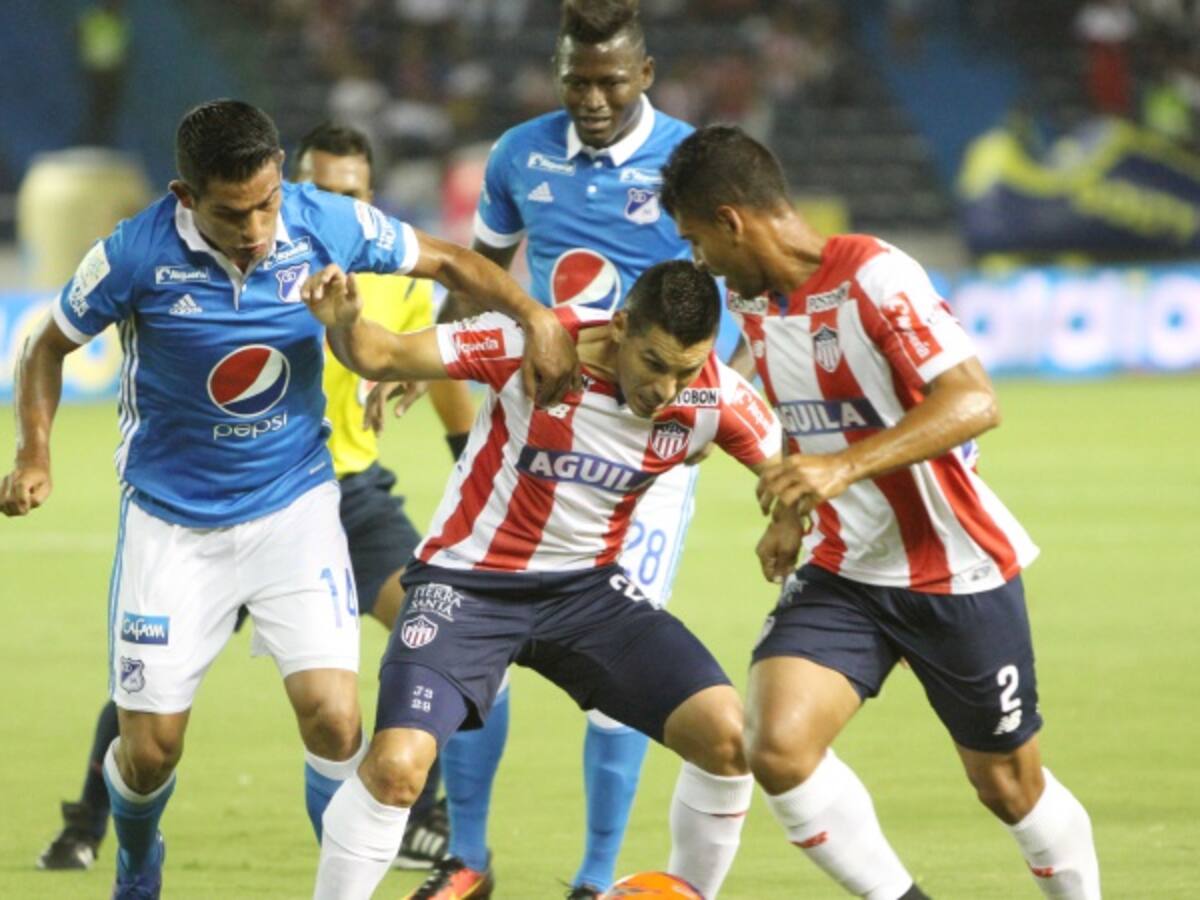 Con amplia superioridad, Junior vence a Millonarios en El Campín