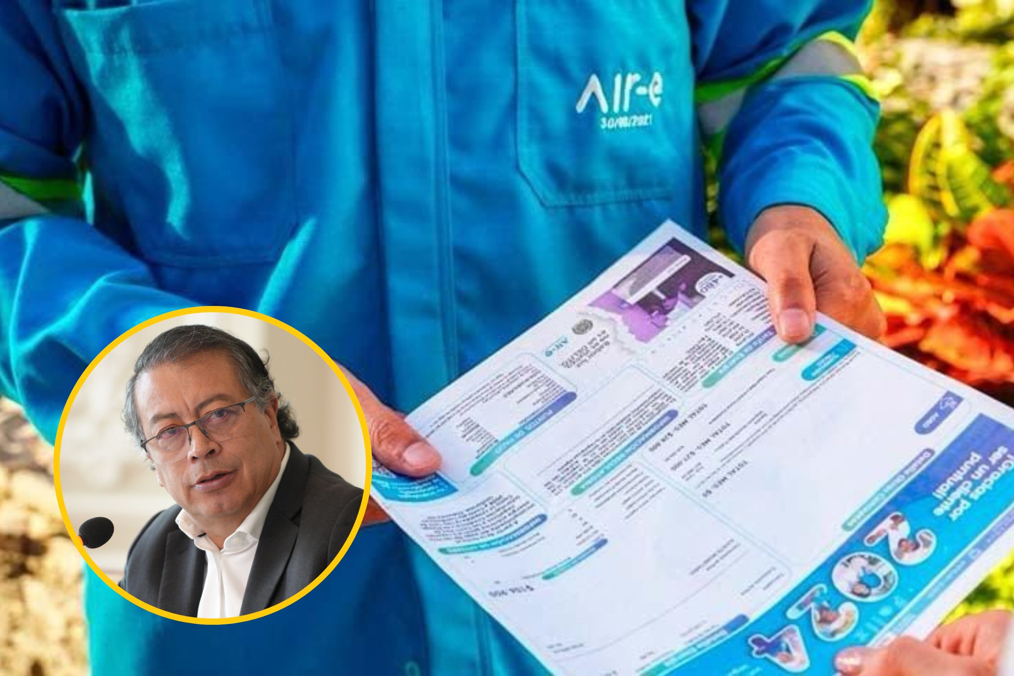 Air-e (Cortesía Air-e) / Gustavo Petro (Getty Images)