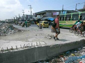 Calles del barrio San Francisco en Cartagena. Foto: El Tiempo